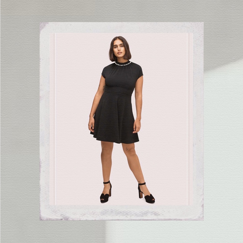 Kate Spade Pearl Pave Dress - Black Mini Dress